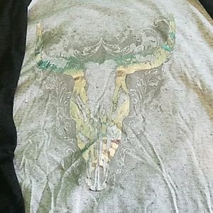 Wrangler skull shirt